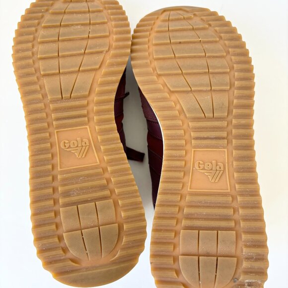 Gola burgandy monochromatic sneakers - Picture 5 of 6